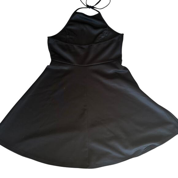 Womens Dress Size Small Black Floral Soft Goth Whimsigoth Office Siren Weekend - Picture 4 of 5